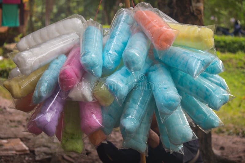 Cotton Candy Saimai is Thai-style candy in thailand stock image Cotton Candy Saimai is Thai-style candy in thailand stock image