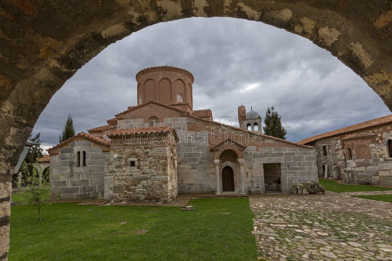 Sain mary Church apollonia albania fotos de stock