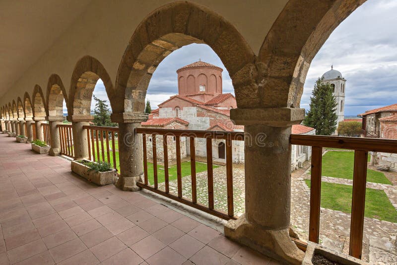 Sain mary Church apollonia albania foto de stock