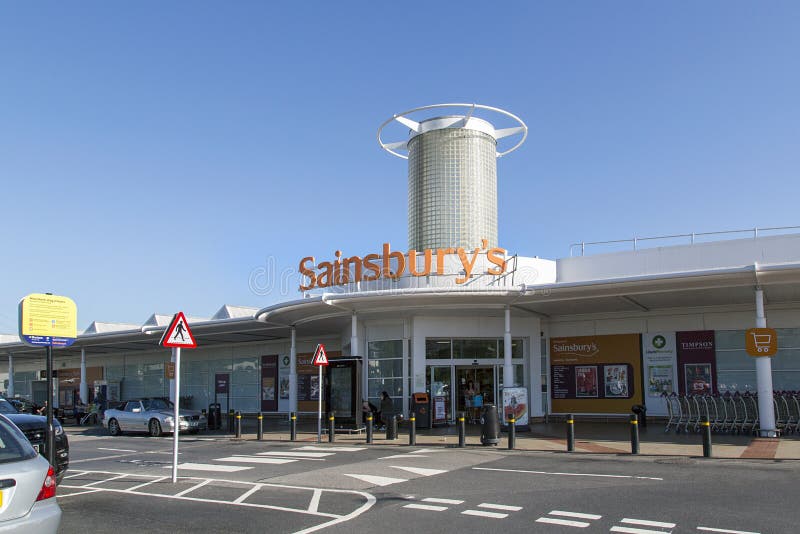 Sainsburys Supermarket Main Entrance