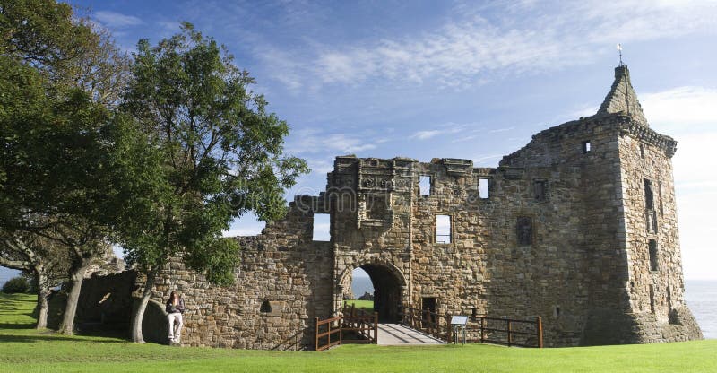 saint andrews zamku Scotland fotografia stock saint andrews zamku Scotland fotografia stock