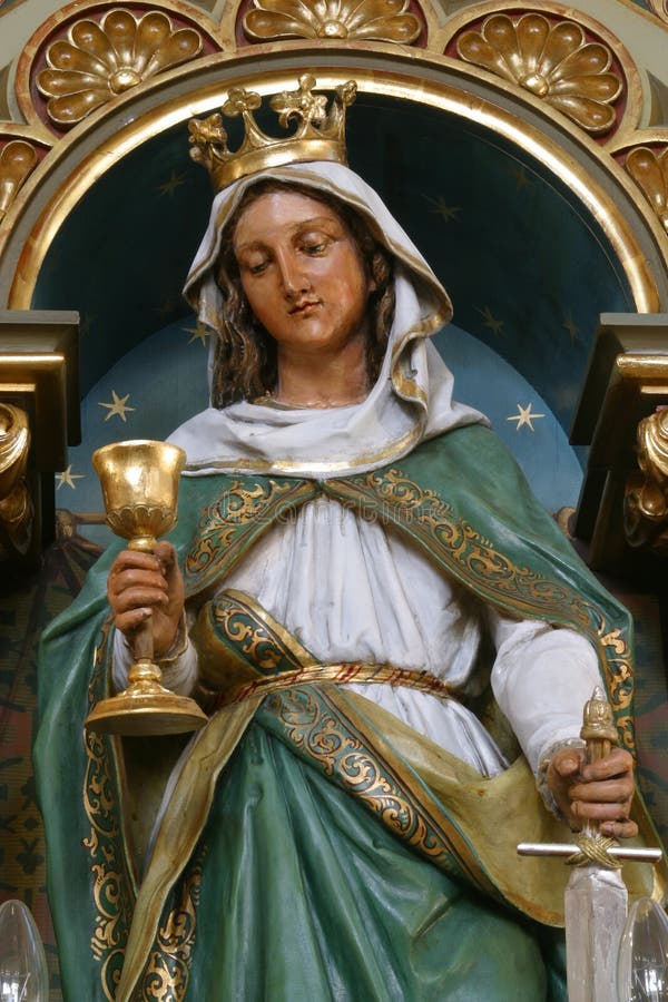 Saint Barbara stock photo. Image of christian, blessed 95348204