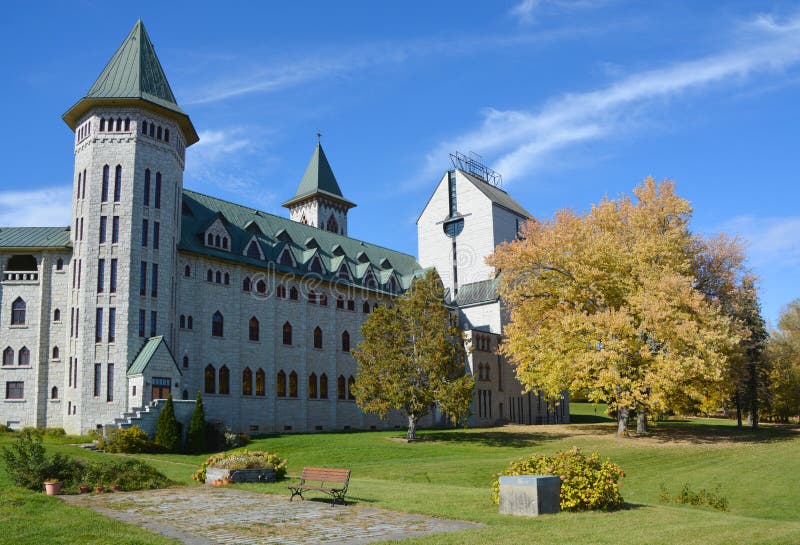 Abbey SaintBenoitdulac, Quebec Stock Photo Image of religion