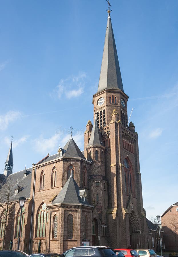 Saint Boniface Church in the Town of Alphen Aan Den Rijn, Netherlands ...