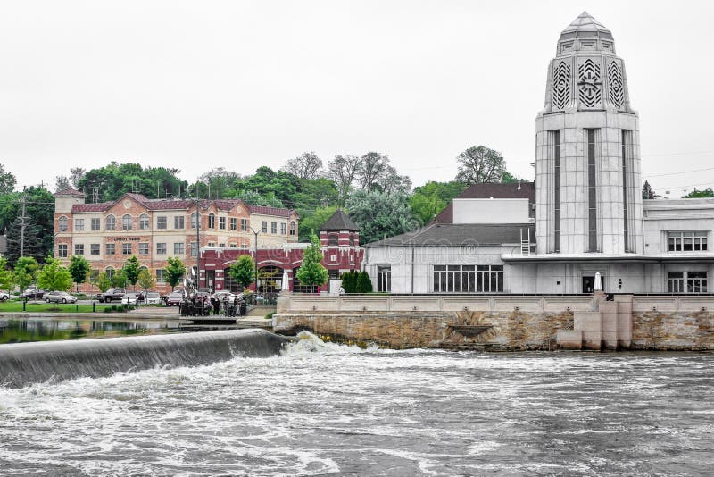 Saint Charles Municipal Building Along Fox River Editorial Stock Image Saint Charles Municipal Building Along Fox River Editorial Stock Image