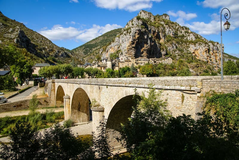 Saint Chely du Tarn, Tarn Gorges, France royalty free stock photo