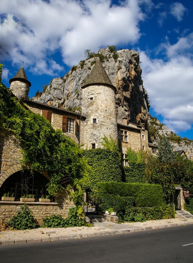 Saint Chely du Tarn, Tarn Gorges, France stock image