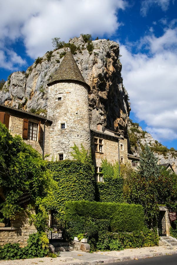 Saint Chely du Tarn, Tarn Gorges, France royalty free stock photography