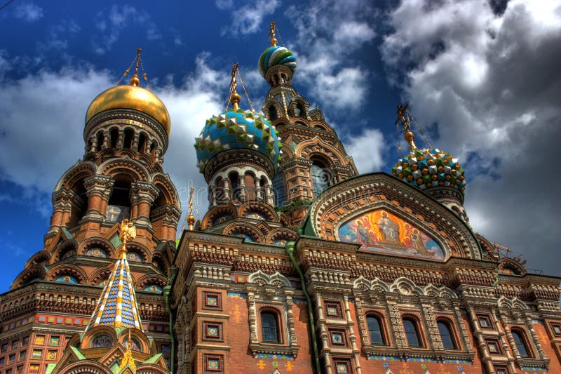 Church of Our Savior on Spilled Blood in Saint-Petersburg, Russia. Church of Our Savior on Spilled Blood in Saint-Petersburg, Russia