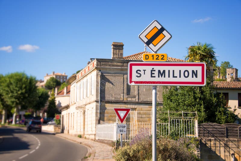Saint Emilion nära Bordeaux, Frankrike