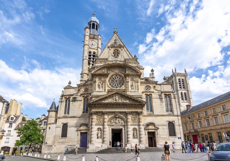 Saint-Etienne-du-Mont church in Paris, Paris royalty free stock image Saint-Etienne-du-Mont church in Paris, Paris royalty free stock image