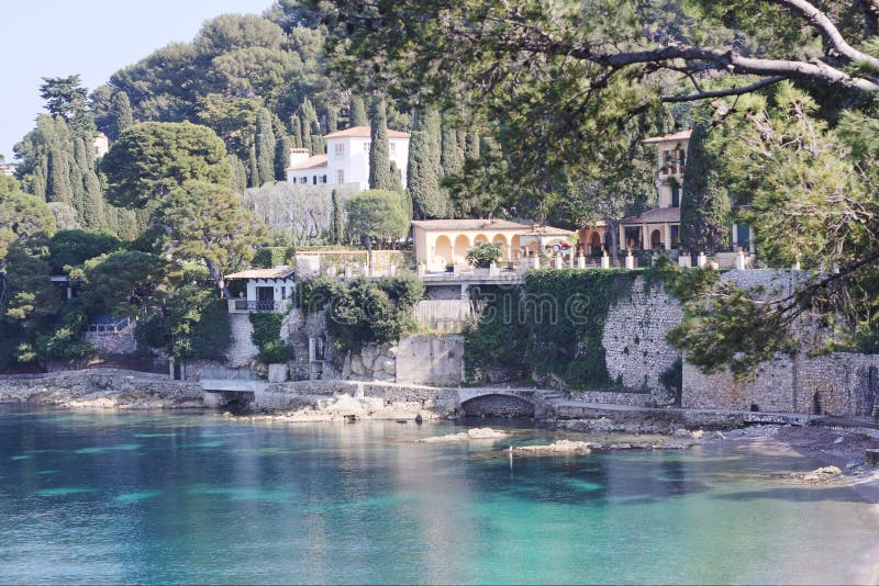 Saint-Jean-tampão-Ferrat foto de stock Saint-Jean-tampão-Ferrat foto de stock
