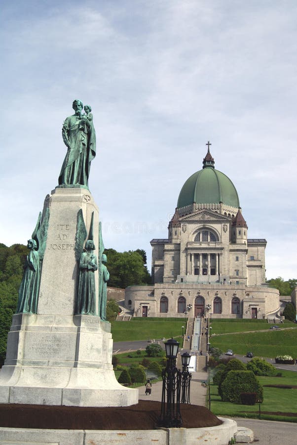 Saint Joseph S Oratory of Mount Royal Car Park in Canada Stock Photo