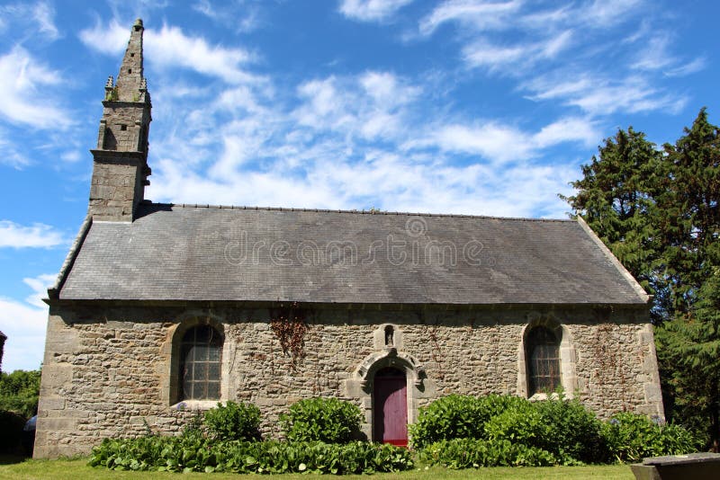 Saint Laurent Chapel in Plouguerneau Stock Image Image of finistere