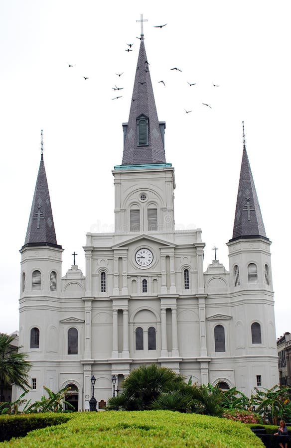 The St Louis Cathedral in New Orleans, Louisiana. The St Louis Cathedral in New Orleans, Louisiana