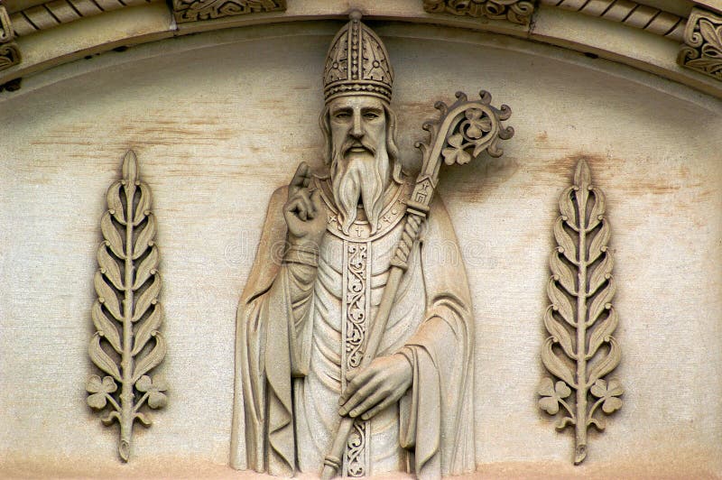 Saint Patrick e Shamrocks imagem de stock Saint Patrick e Shamrocks imagem de stock