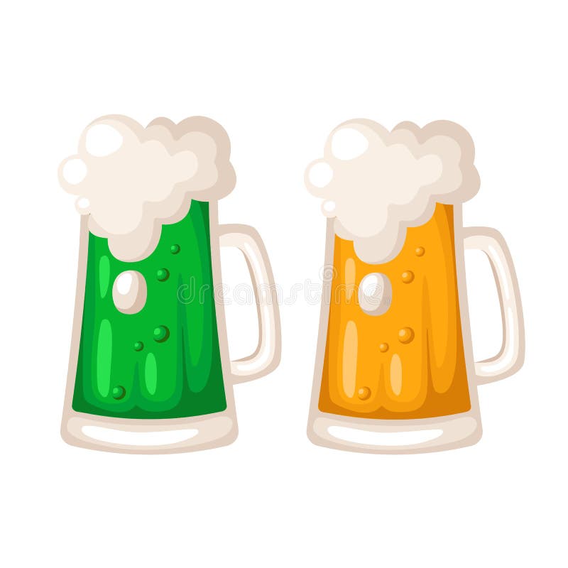 Saint Patricks Day cartoon vektor illustrationer