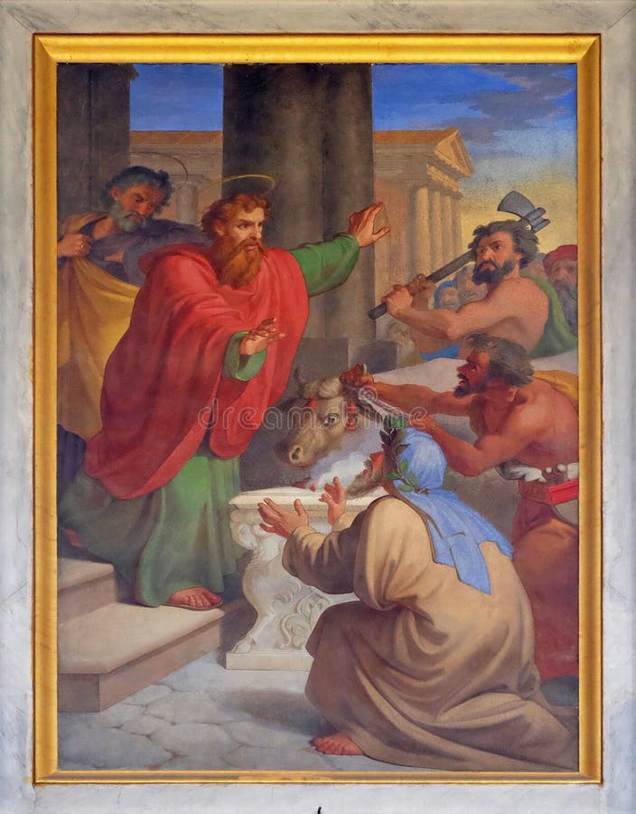 Saint Paul en Barnabas Taken voor Goden