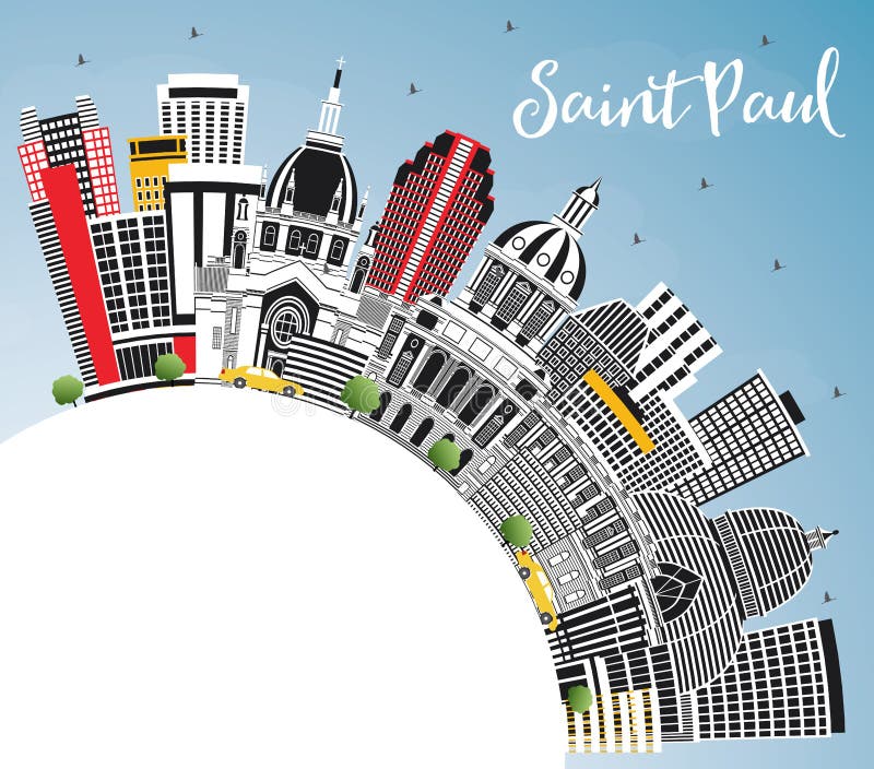 St Paul Minnesota: Over 322 Royalty-Free Licensable Stock Vectors & Vector  Art