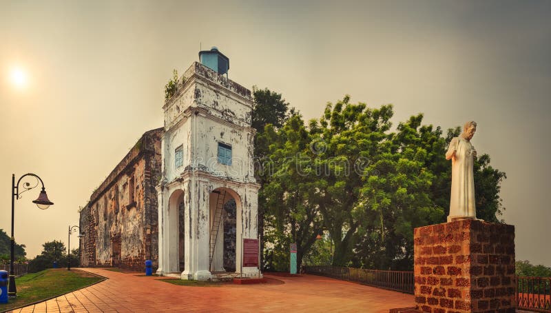 Saint Paul`s Church in Malacca City, Malaysia