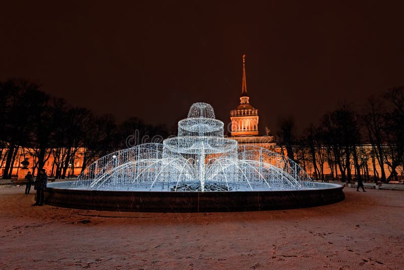Saint-Petersburg Christmas street lights royalty free stock photos Saint-Petersburg Christmas street lights royalty free stock photos