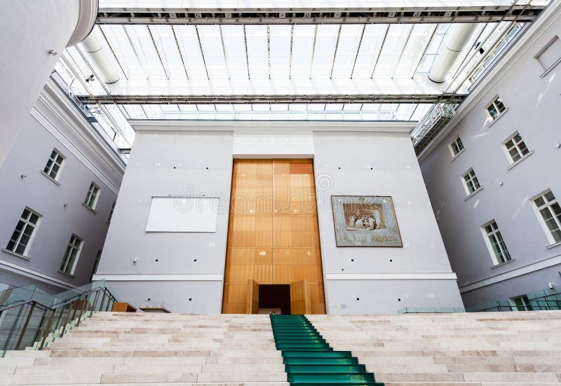 Entrance stair Hermitage Museum in St Petersburg royalty free stock photos Entrance stair Hermitage Museum in St Petersburg royalty free stock photos