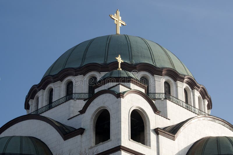 Saint Sava Temple imagens de stock royalty free Saint Sava Temple imagens de stock royalty free
