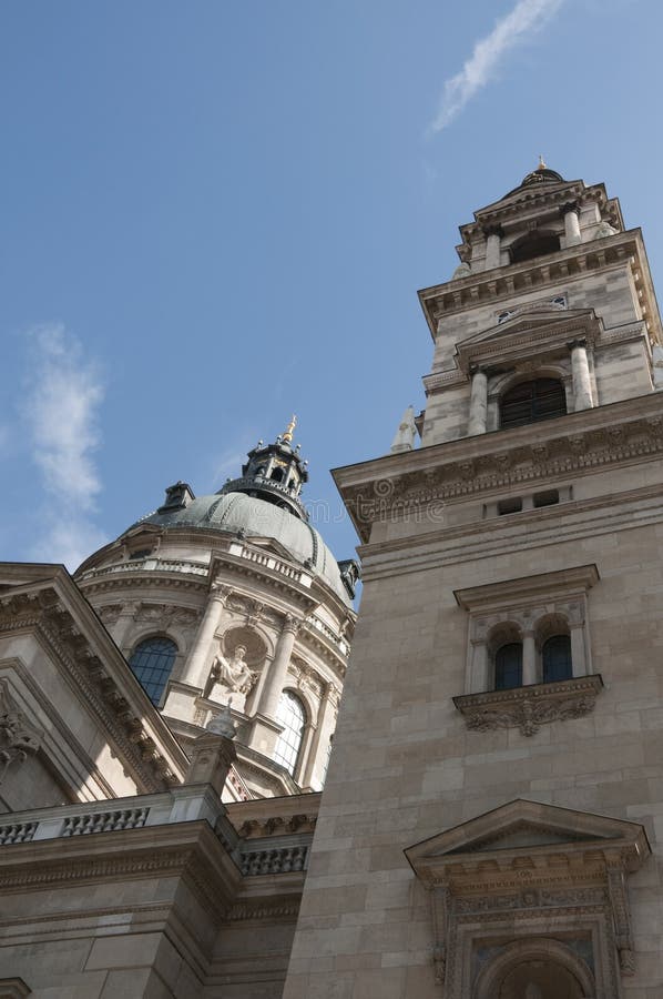 Saint Stephen Basilica in Budapest royalty free stock photos