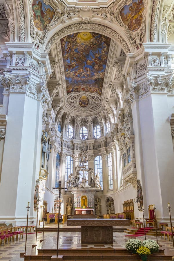 Saint Stephen Cathedral in Passau. stock image Saint Stephen Cathedral in Passau. stock image