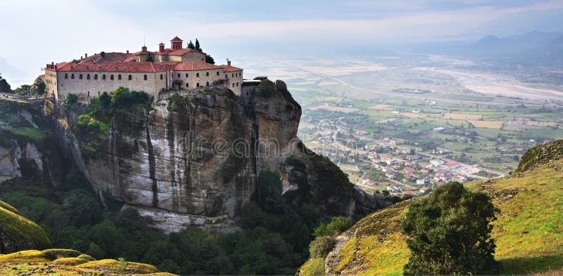 Saint Stephen Holy Monastery, Meteora, Greece stock photography Saint Stephen Holy Monastery, Meteora, Greece stock photography