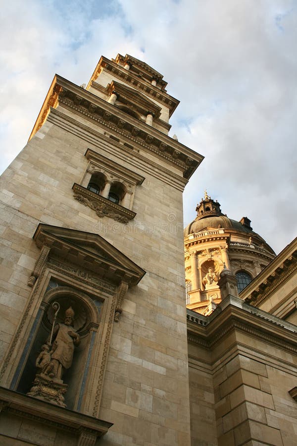 The Saint Stephen's Basilica stock photos