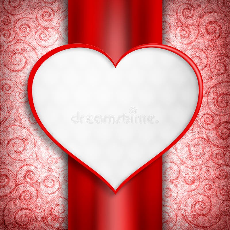 Saint-Valentin heureuse - calibre de carte illustration de vecteur Saint-Valentin heureuse - calibre de carte illustration de vecteur