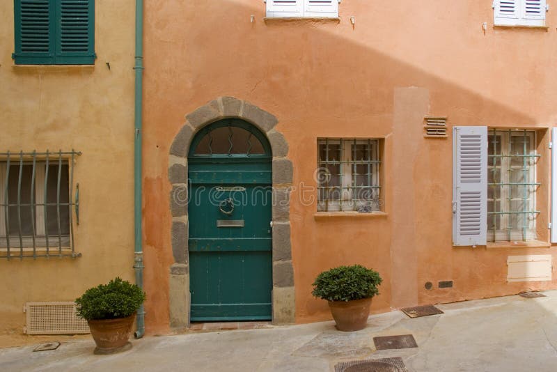 St tropez street stock image. Image of cote, ancient, architecture ...
