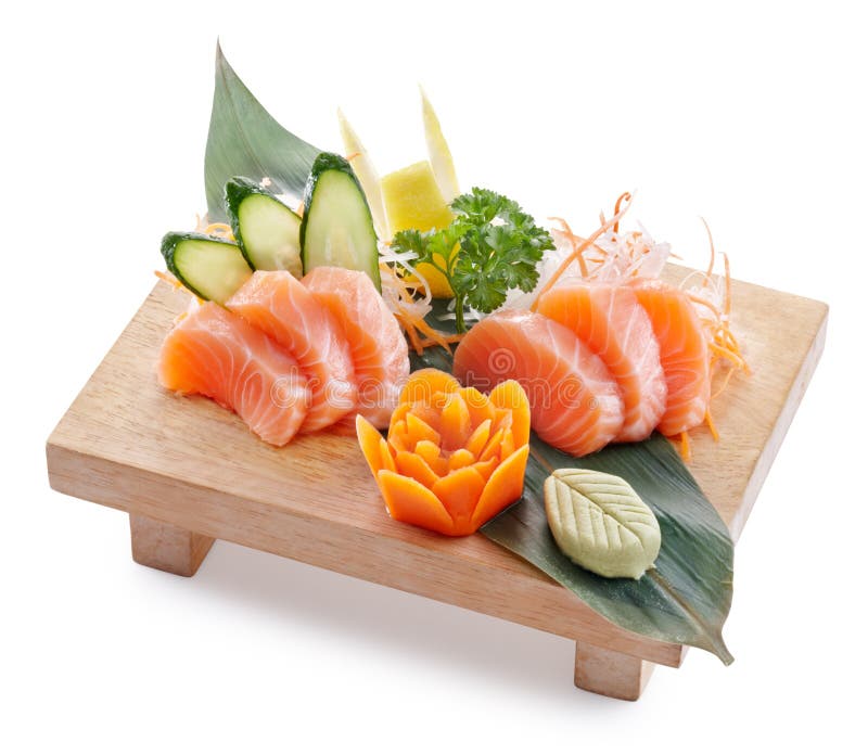 sakesashimi arkivfoto sakesashimi arkivfoto