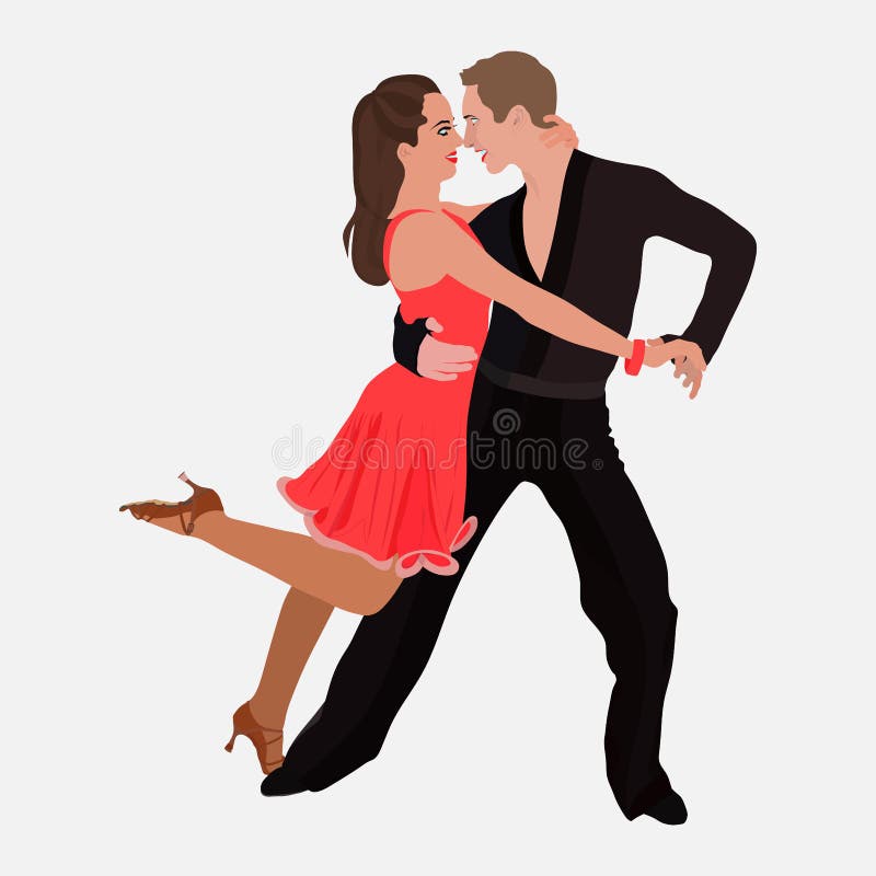 Sala balowa sporta taniec, pary dancingowa samba, tana pracowniany taniec ilustracji Sala balowa sporta taniec, pary dancingowa samba, tana pracowniany taniec ilustracji