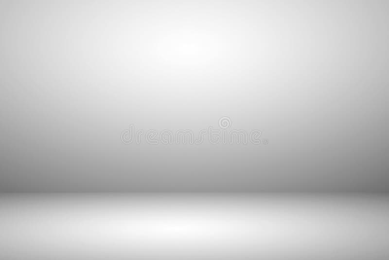 Sala branca vazia de estúdio com fundo abstrato de luz e sombra