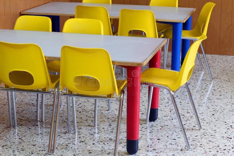 Sala De Aula Vazia Na Escola Imagem de Stock - Imagem de infância