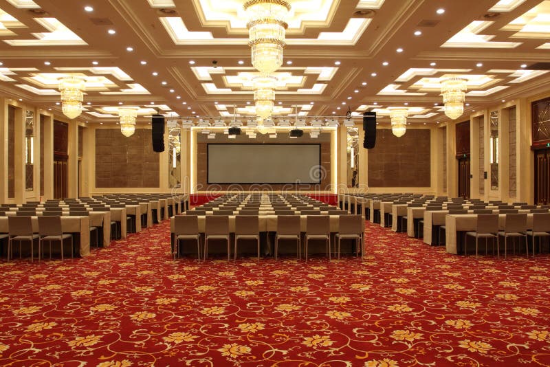 Sala de conferencias en hotel imagenes de archivo Sala de conferencias en hotel imagenes de archivo
