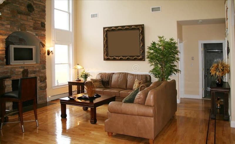 Sala de estar foto de archivo. Imagen de living, stylish - 1028764