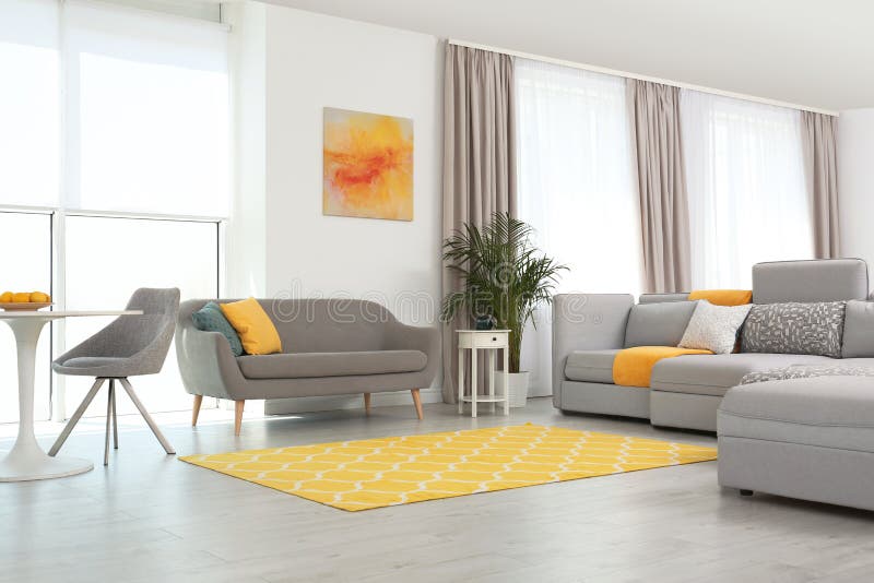 Sala De Con Muebles Y Decoración Modernos Ideas Color Para El Interior Foto de - Imagen de planta, acogedor: 153701060