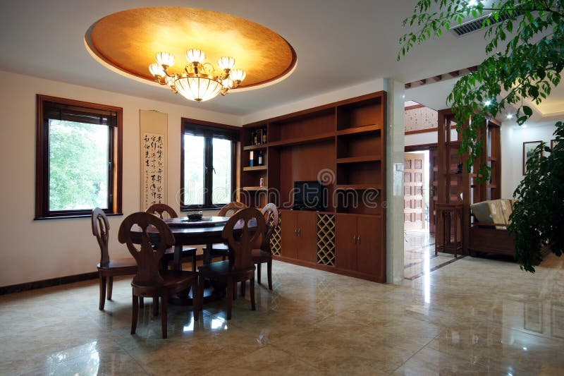 Sala de jantar fotografia de stock Sala de jantar fotografia de stock