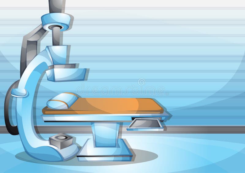 Sala de operação interior da cirurgia da ilustração do vetor dos desenhos animados com camadas separadas ilustração royalty free Sala de operação interior da cirurgia da ilustração do vetor dos desenhos animados com camadas separadas ilustração royalty free