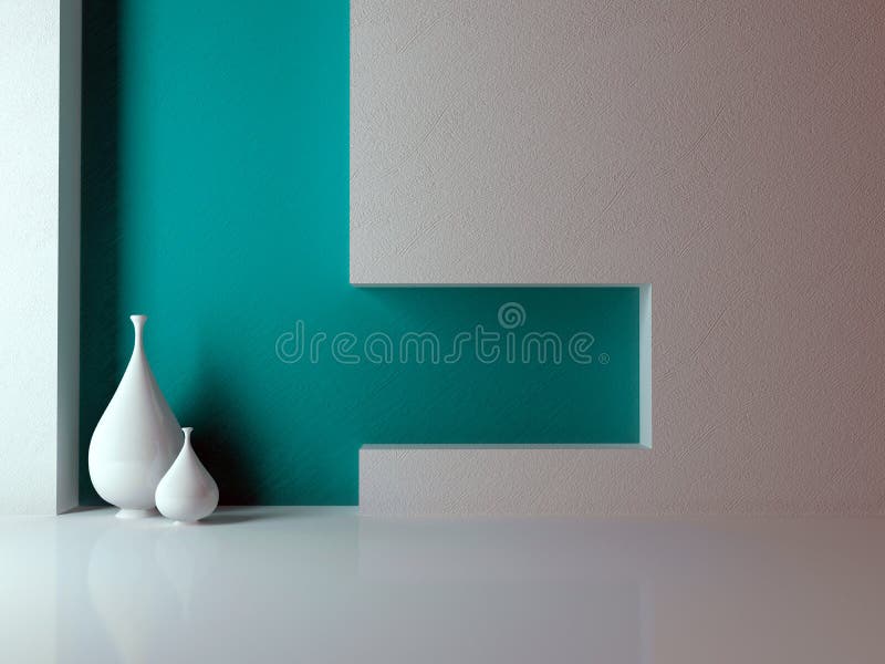 Sala de visitas. Design de interiores. ilustração stock Sala de visitas. Design de interiores. ilustração stock
