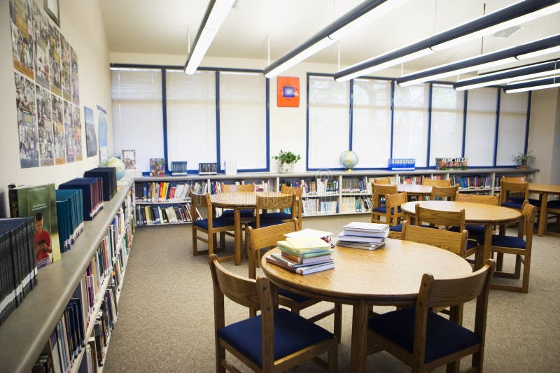 Sala di lettura della biblioteca della High School