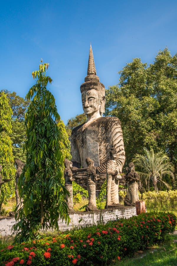 Sala Keoku or Sala Kaeo Ku Sculpture Park Nong Khai, Thailand. High quality photo. Sala Keoku or Sala Kaeo Ku Sculpture Park Nong Khai, Thailand. High quality photo