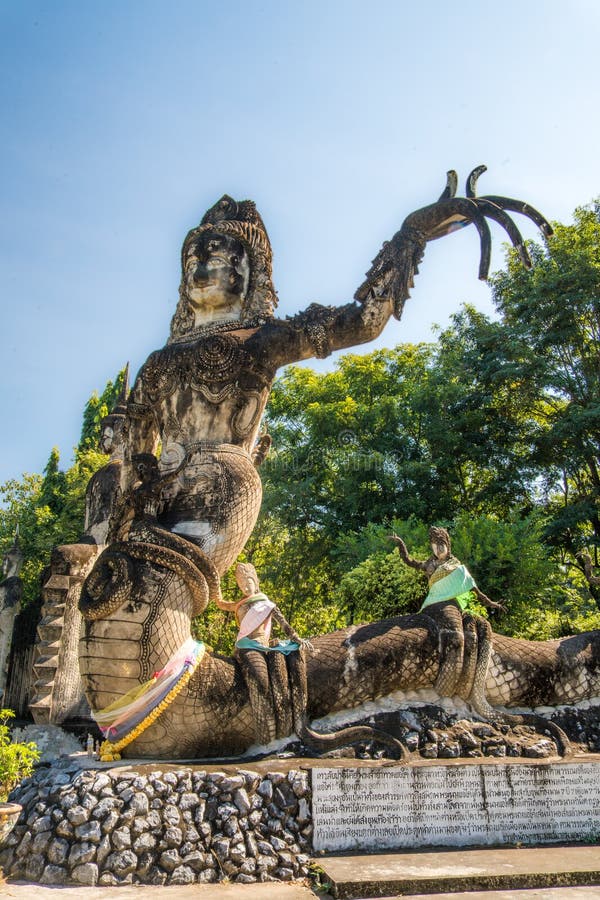 Sala Keoku or Sala Kaeo Ku Sculpture Park Nong Khai, Thailand. High quality photo. Sala Keoku or Sala Kaeo Ku Sculpture Park Nong Khai, Thailand. High quality photo