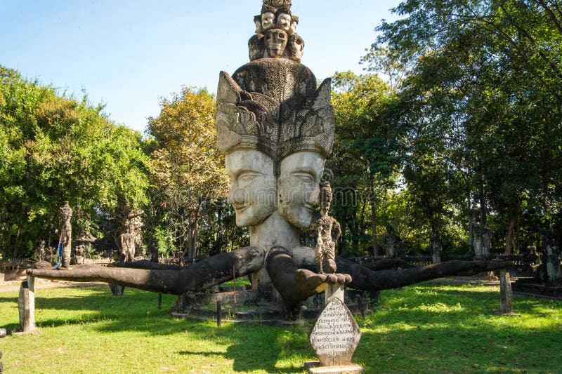 Sala Keoku or Sala Kaeo Ku Sculpture Park Nong Khai, Thailand. High quality photo. Sala Keoku or Sala Kaeo Ku Sculpture Park Nong Khai, Thailand. High quality photo