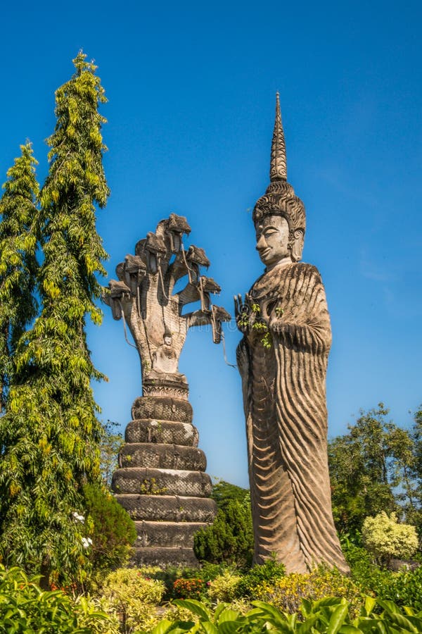 Sala Keoku or Sala Kaeo Ku Sculpture Park Nong Khai, Thailand. High quality photo. Sala Keoku or Sala Kaeo Ku Sculpture Park Nong Khai, Thailand. High quality photo