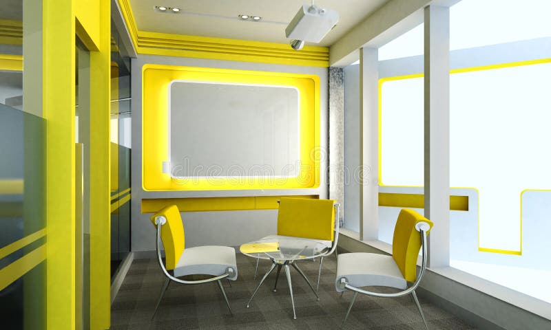 Sala riunioni dell'ufficio royalty illustrazione gratis Sala riunioni dell'ufficio royalty illustrazione gratis