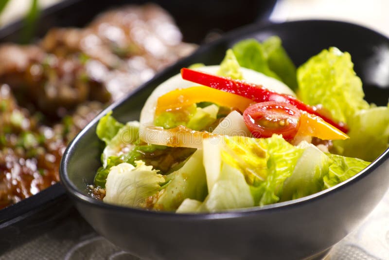 Salad bowl stock photo. Image of healthy, lunch, cuisine 24702822